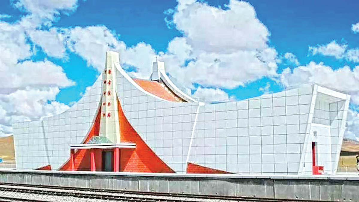 The highest railway station in the world